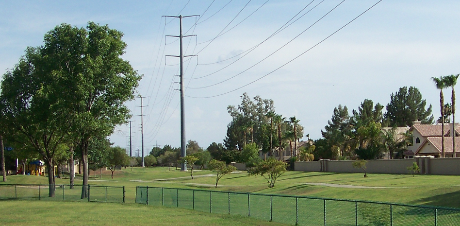 Sample 230 kV Powerline Image